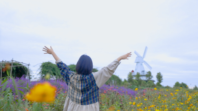 日系小清新田园风光唯美场景