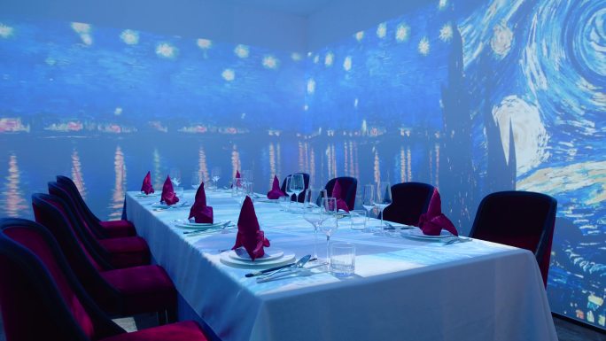 沉浸式餐厅投影世界名画投影