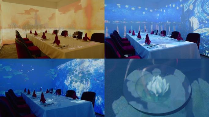 沉浸式餐厅投影世界名画投影