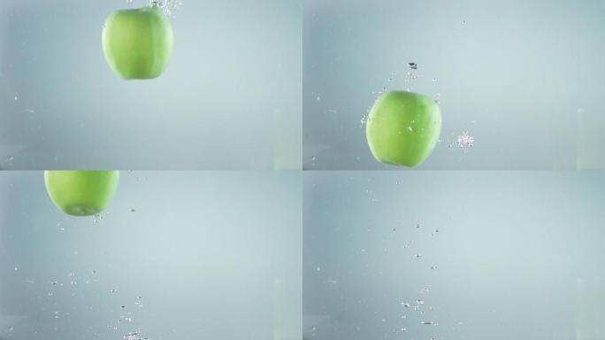 青苹果 水果 实拍 4k 高清素材