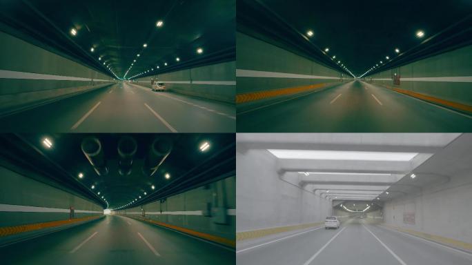 城市交通地下隧道中穿梭