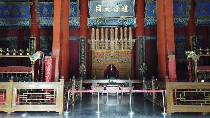 北京太庙殿内全景