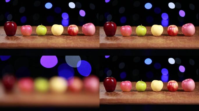 五颜六色的各种苹果 (6)