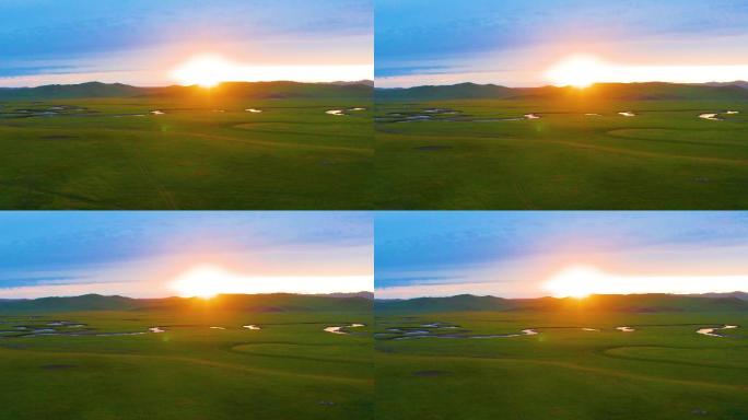 呼伦贝尔莫日格勒河夏季风光