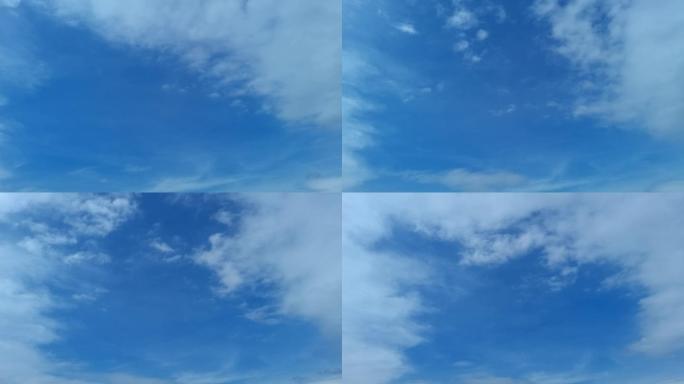 台风蓝天白云宣传片空镜头4K延时摄影