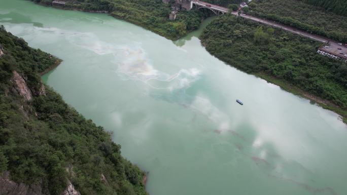 重庆乌江航拍风景