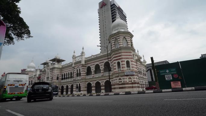 新加坡双子塔城市周边建筑素材