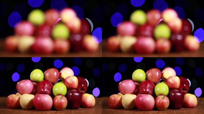 五颜六色的各种苹果 (3)