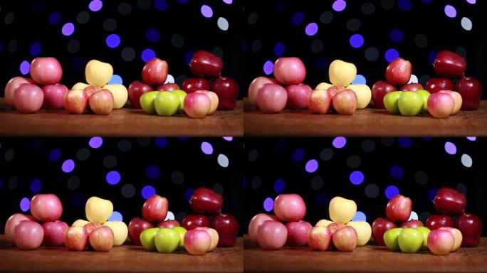 五颜六色的各种苹果 (1)