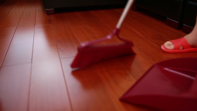 扫地清扫地板做家务 (1)