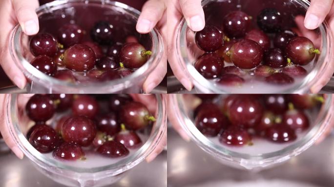 密封饭盒清洗葡萄的方法 (4)