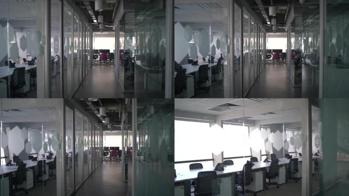 现代办公室的内部是空的
