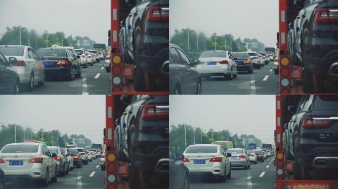 高速公路行驶缓慢 堵车