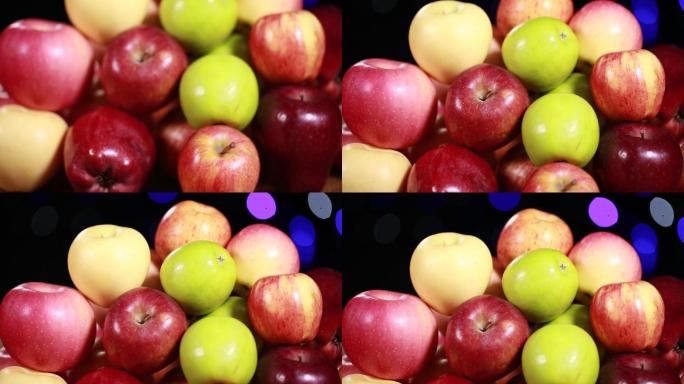 五颜六色的各种苹果 (4)