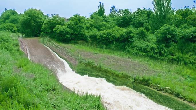 郑国渠旧址郑国渠特色旅游泾河水利灌溉水系