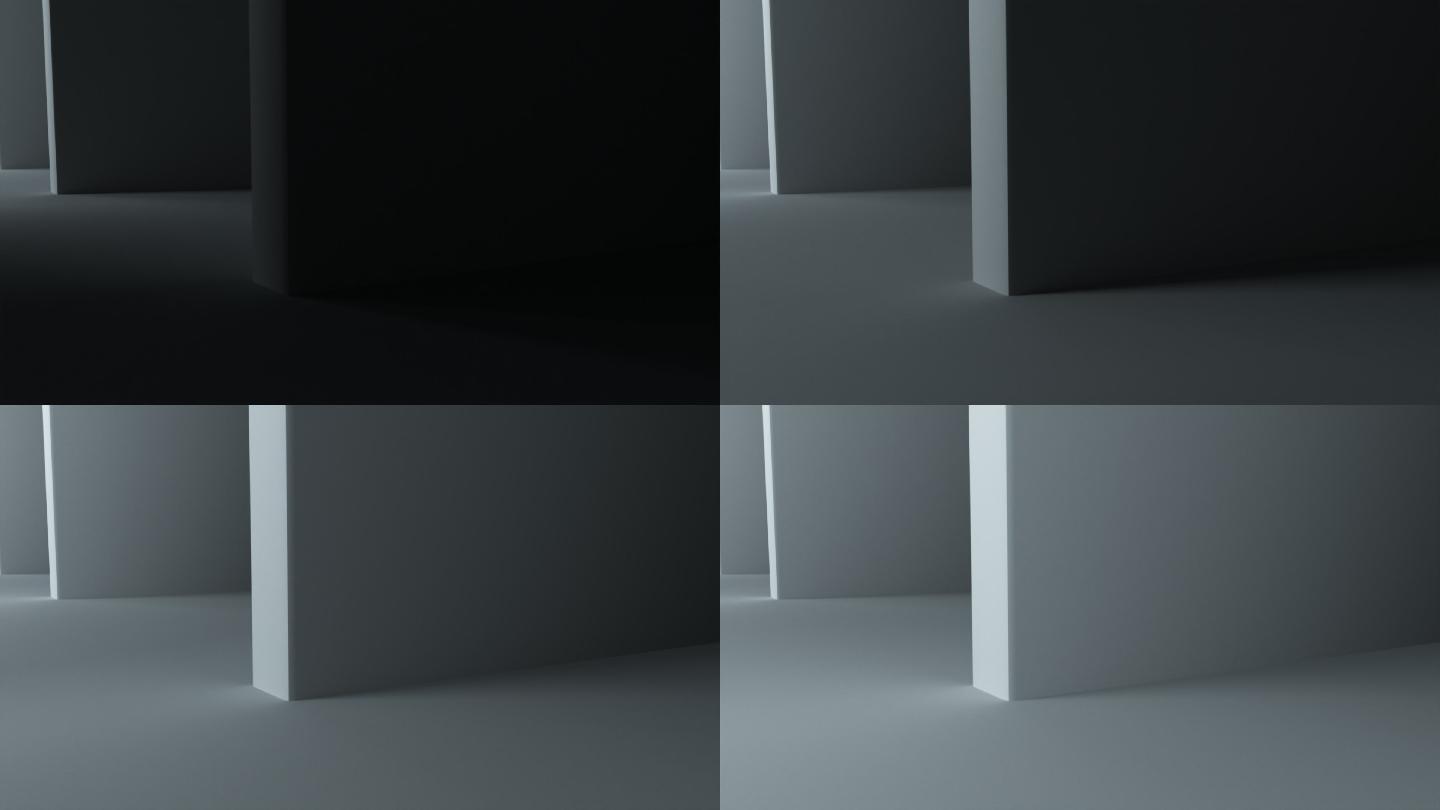 白色空间光影变化1_3