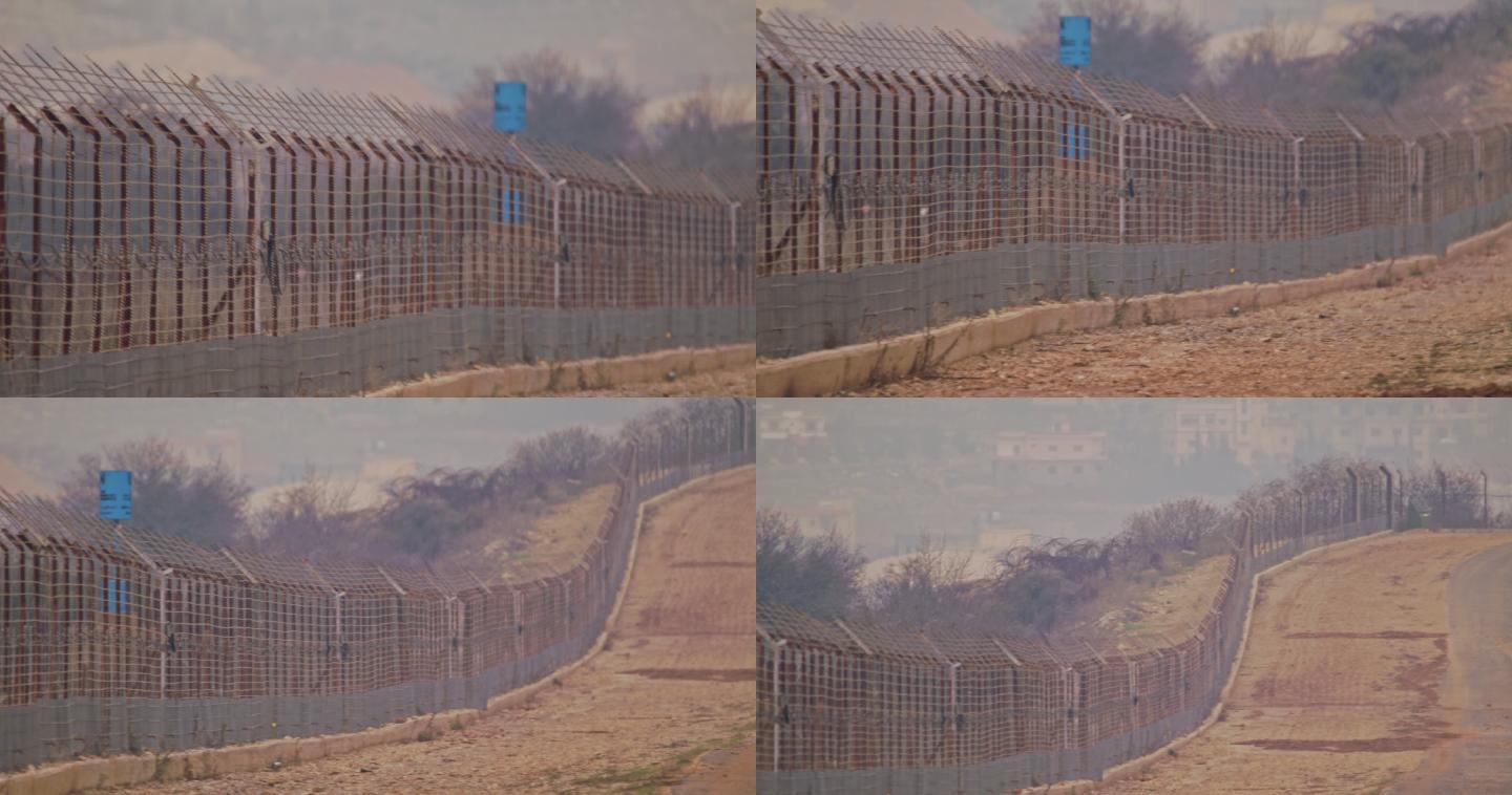 以色列和黎巴嫩的边界围栏