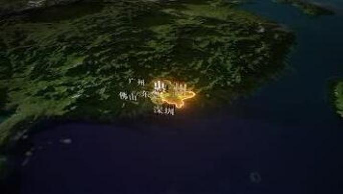 惠州地形图
