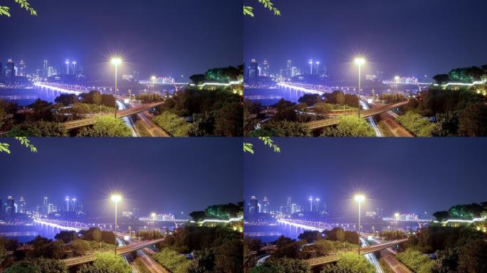 延时摄影重庆都市宣传片素材
