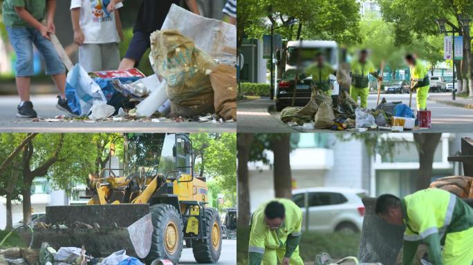 1080P垃圾 环卫 城市卫生