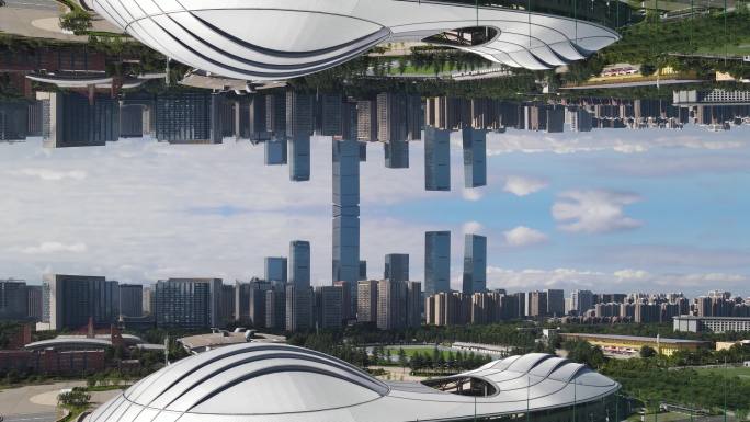 【4k原创】西安 城市艺术镜像5