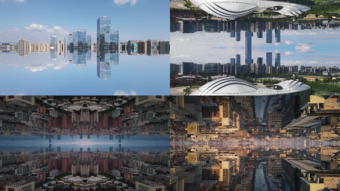 【4k原创】西安 城市艺术镜像5