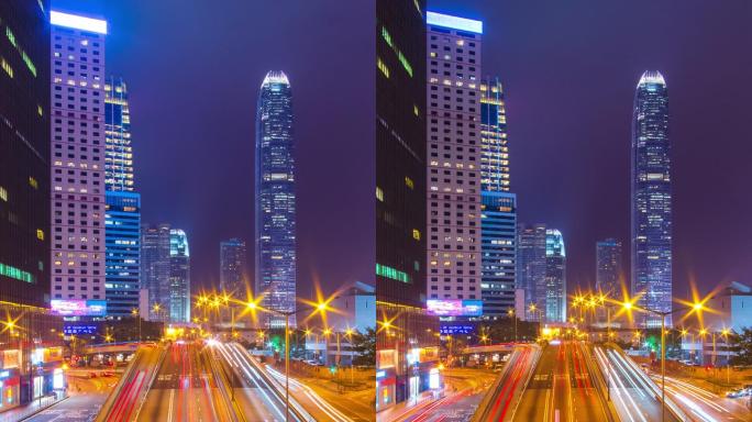 香港摩天楼夜景