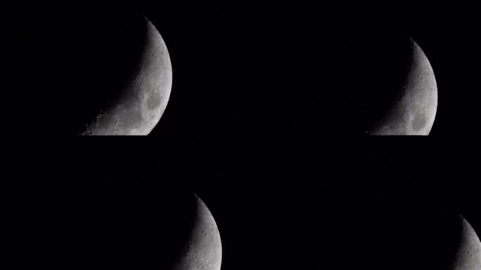 残月月亮半月超级月亮