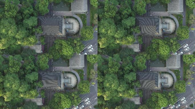 杭州鼓楼航拍镜头2