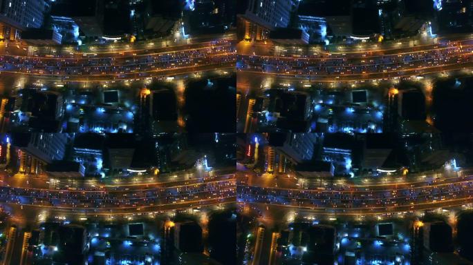 上海城市高架夜景