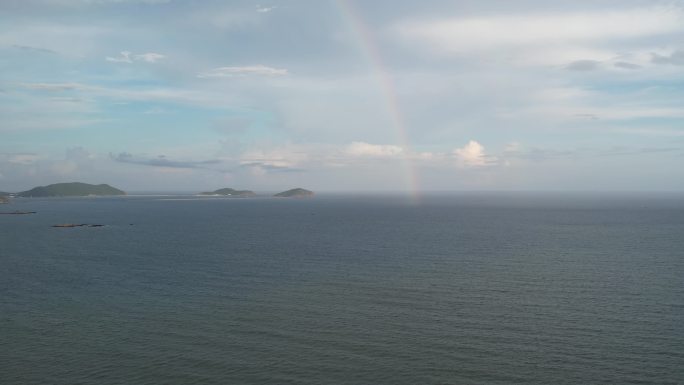 三亚 海面 海水 彩虹