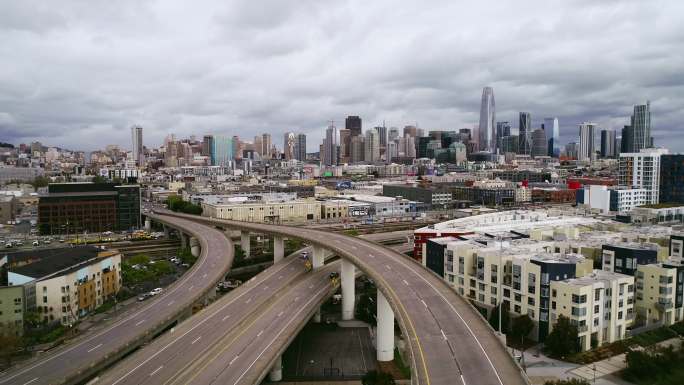旧金山空旷视频高速公路