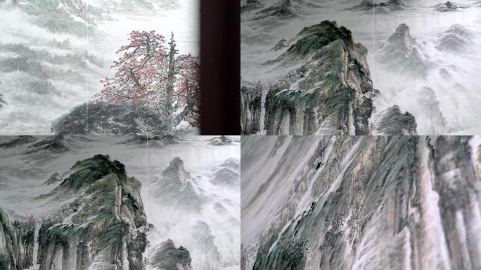 水墨画、国画、山水画、绘画