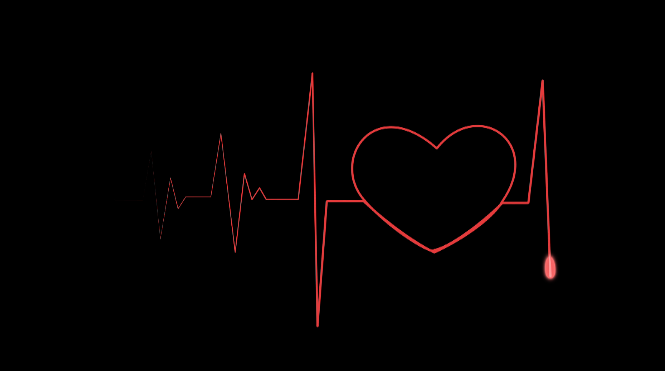 通道视频 心形心电图 前边带网格背景 后边不带网格背景画质检查举报