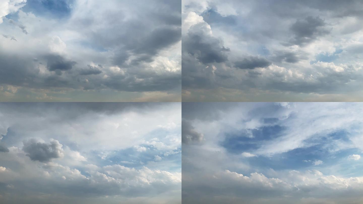【HD天空】梦幻仙境柔美多云蓝天阴云厚云