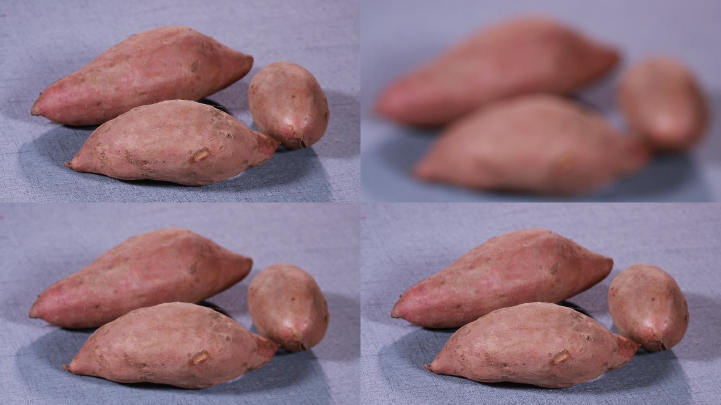 长黑斑的腐烂红薯 (2)