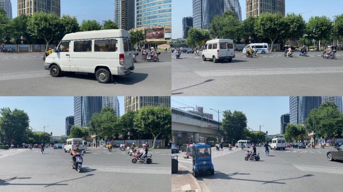 城市急救车 救护车行驶