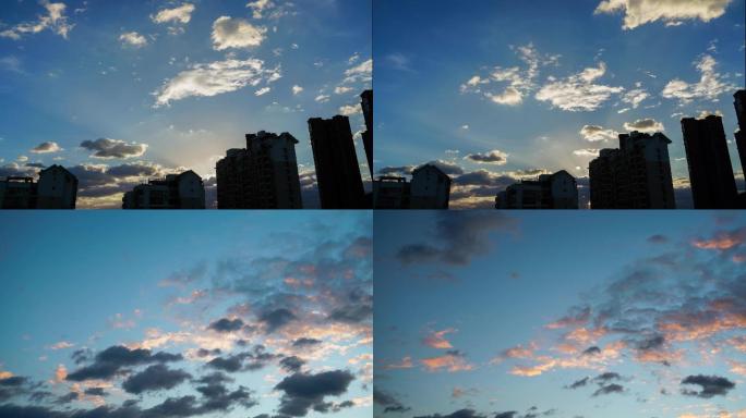 厦门“圆规”台风天下的蓝天乌云
