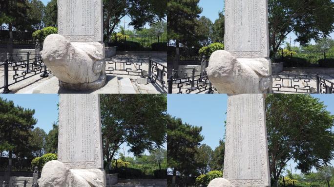 卢沟桥-古石碑全貌拍摄