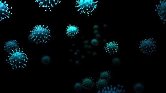 3D冠状病毒漂浮插图基因研究危险