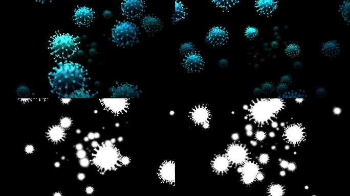 3D冠状病毒漂浮插图基因研究危险