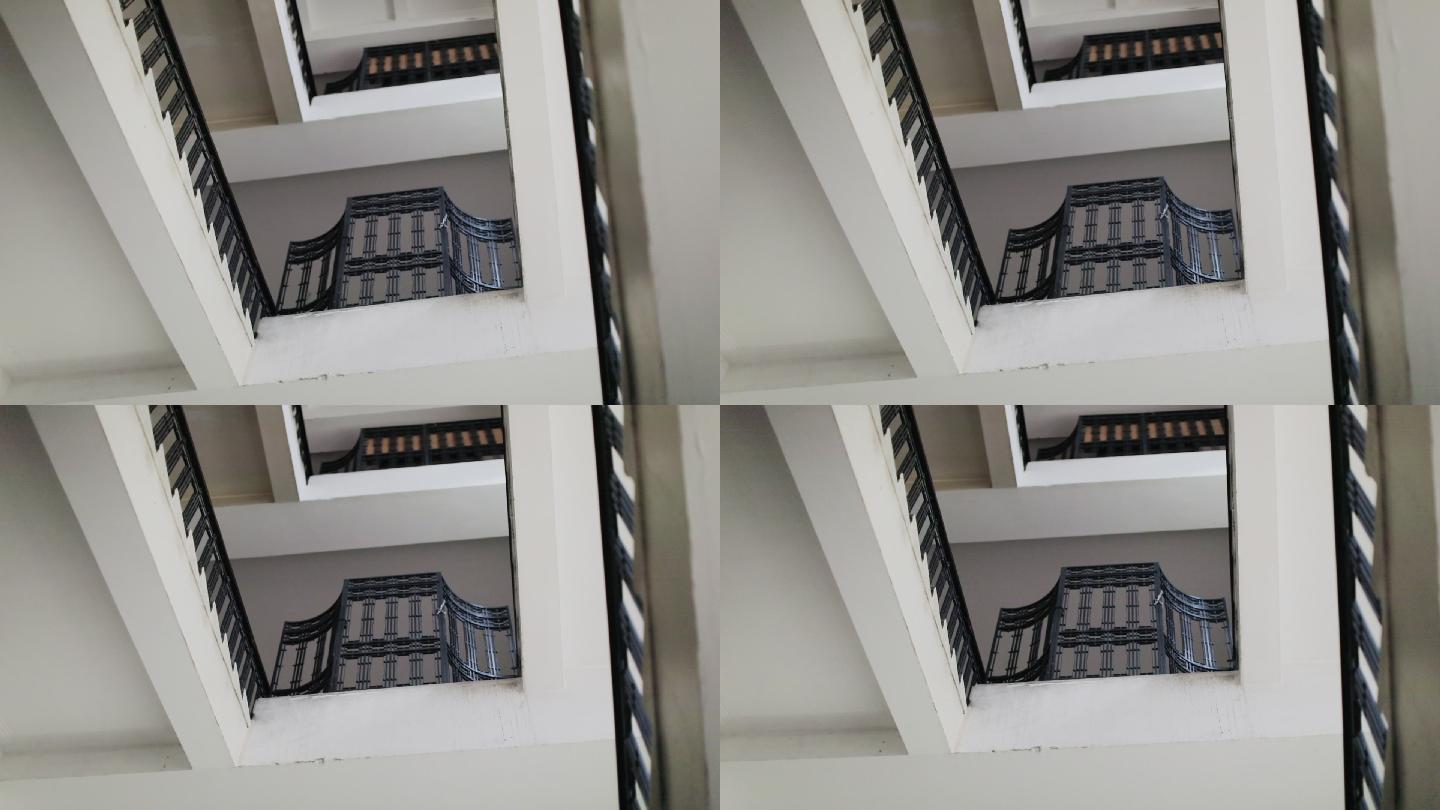 高层建筑中的楼梯反射设计螺旋
