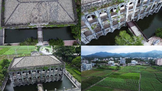 英式别墅阁楼民国建筑名胜古迹4K