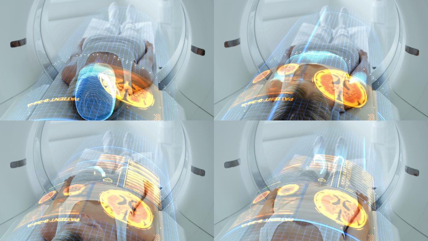 CT扫描智慧科技现代化胸透