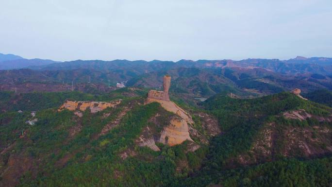 [4K]航拍素材.罄锤峰和蛤蟆石