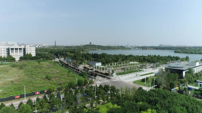 唐山南湖开滦旅游景区大门