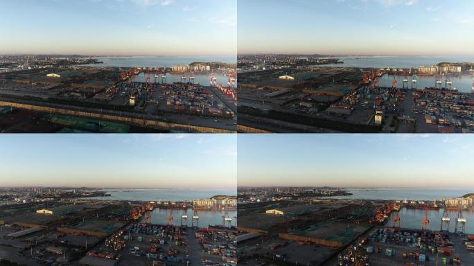 锦州港原素材航拍（4K50帧）