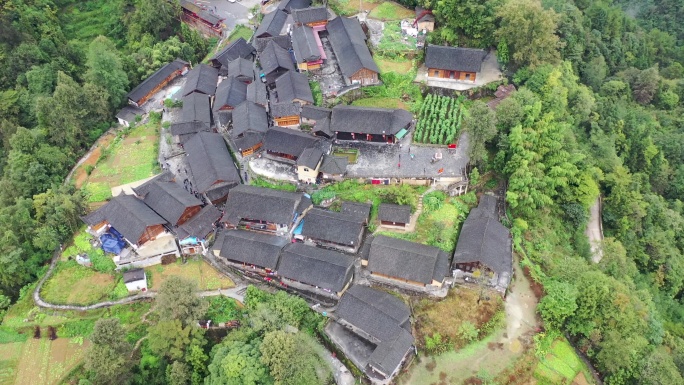 航拍十八洞梨子苗寨（三）