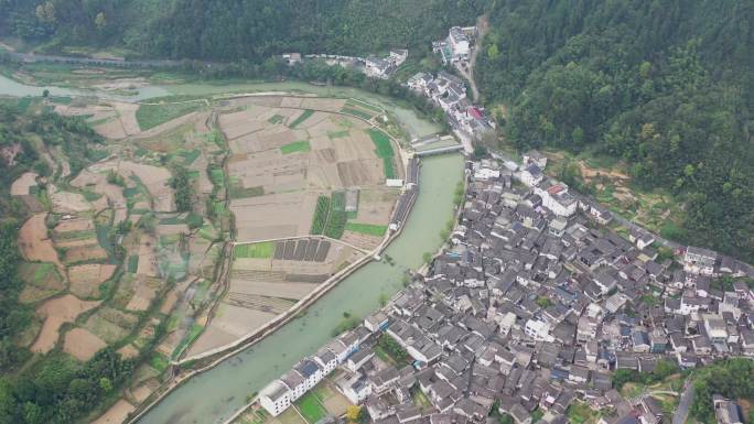 安徽绩溪县太极湖村