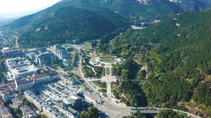 4k-航拍泰山天外村